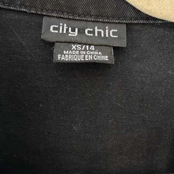 City Chic Denim Mini Dress - Picture 3 of 6